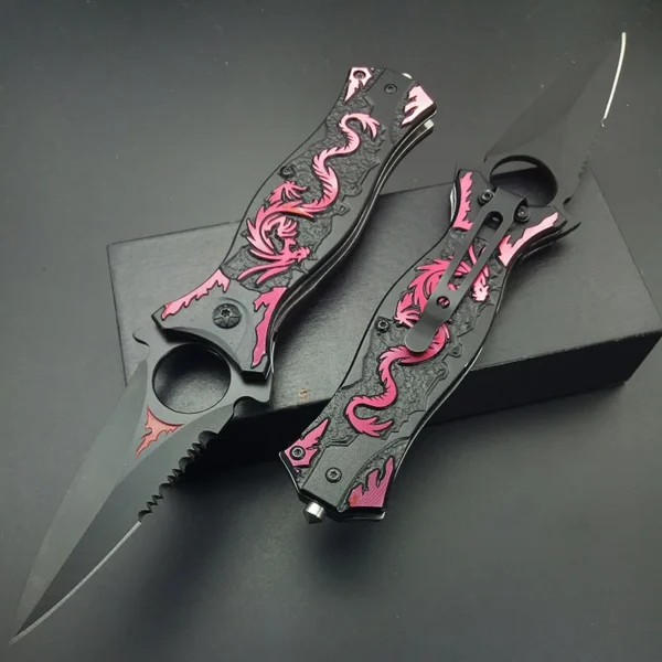 Hunting Knife Camping Survival Pocket - Image 2