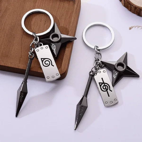 Kunai Shuriken Key Chain Self-Defense - Image 2