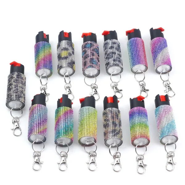 Women Peper Spray Keychain